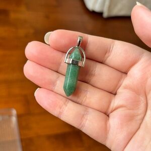 Green Aventurine Necklace Pendant (💸 Bundle Crystals to Save!)